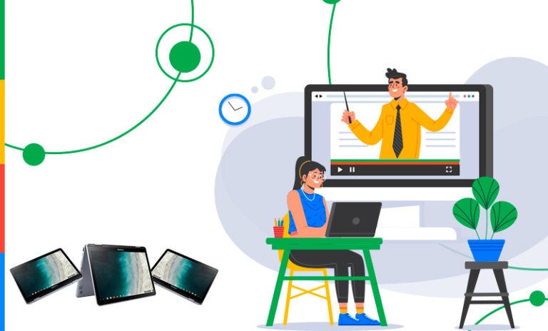 O gerenciamento do Chromebook vai além da gestão na sala de aula